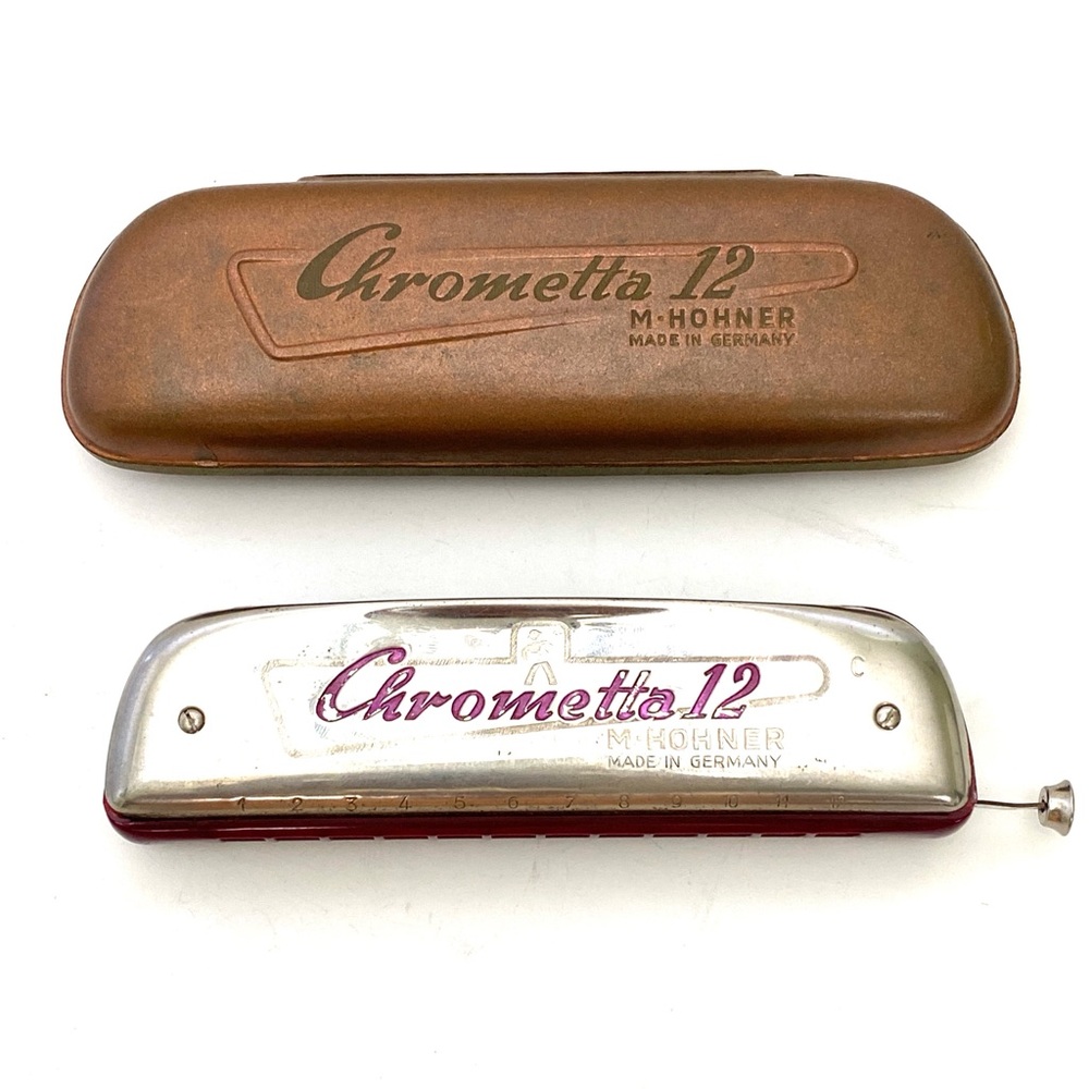 Vintage M. Hohner 255 Chrometta 12-Hole Harmonica